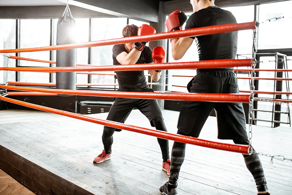 open stance boxing