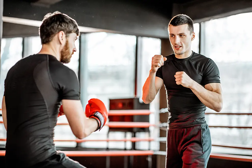open stance boxing